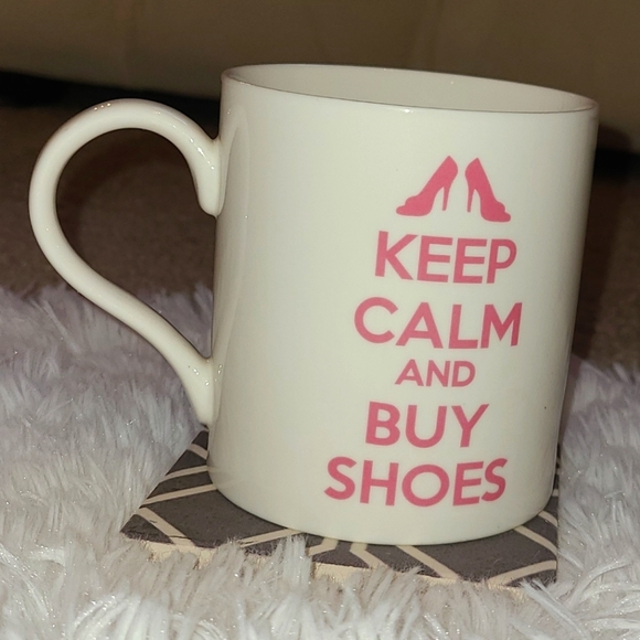 Keep Calm & Buy Shoes Coffee Mug - Picture 6 of 7